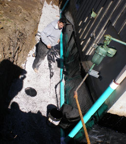 Storm water drainage installation